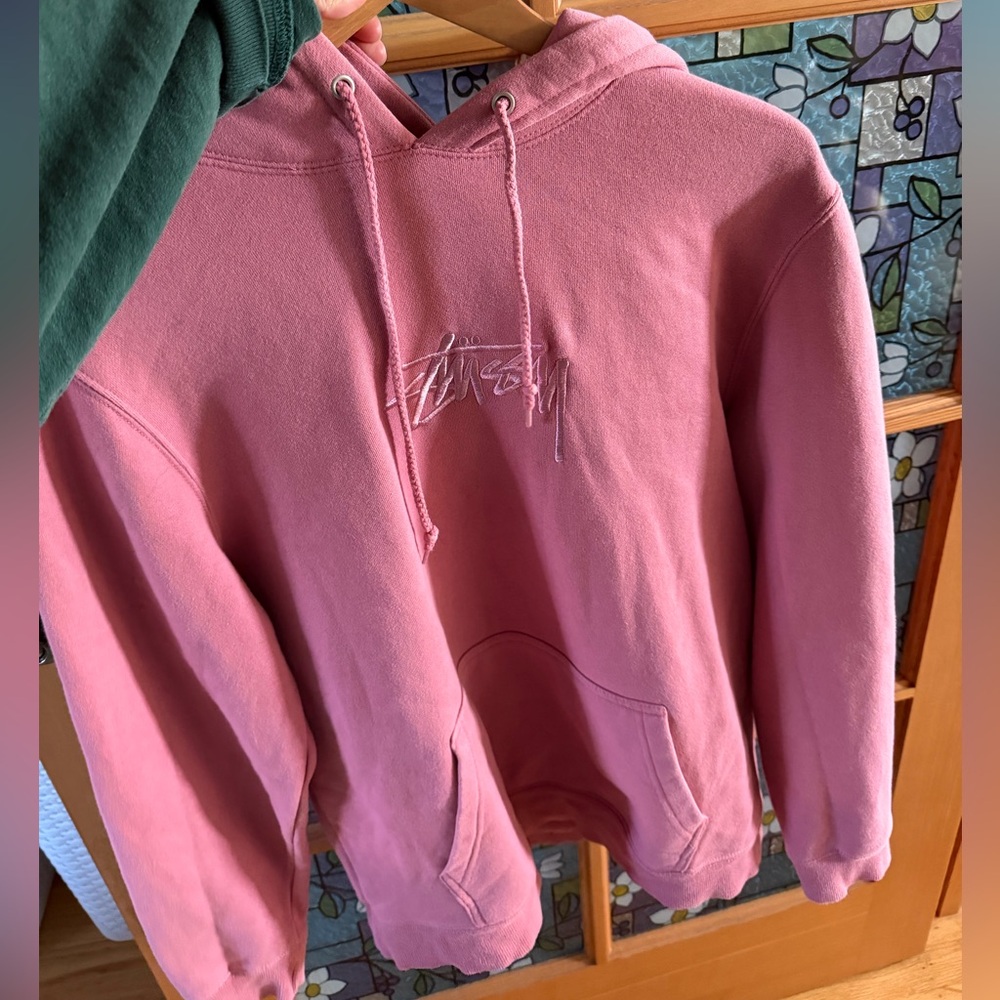 Stussy Dusty Pink Hoodie
